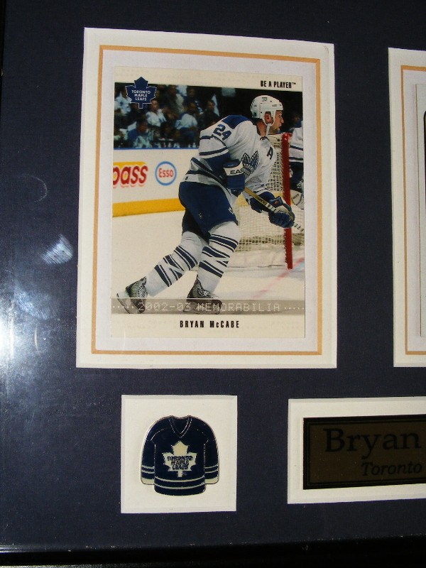 Bryan McCabe Framed Hockey Cards in Arts & Collectibles in Saint John - Image 2