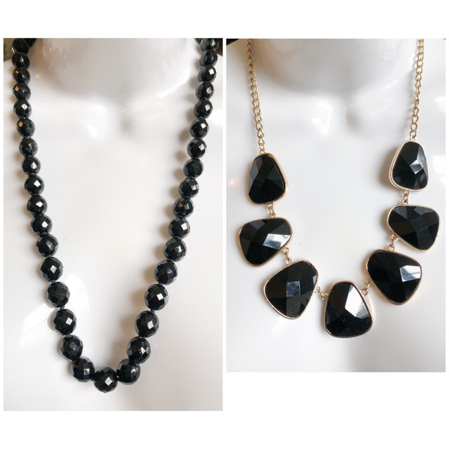 2 black necklaces for $10 in Jewellery & Watches in City of Halifax