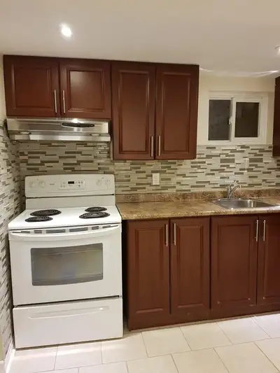 - 2 bedroom basement with shared accommodation. - $750 for each room for 1 girl - Utilities Included...