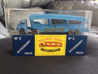 Lesney Matchbox # 2 Accessory pack Bedford truck Car transporter