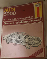 Haynes AUDI 5000 77-83 Workshop Manual