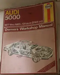 Haynes AUDI 5000 77-83 Workshop Manual