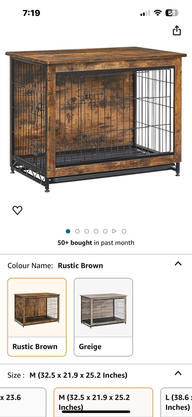 Beautiful Dog crate like furniture  in Accessories in Dartmouth - Image 2