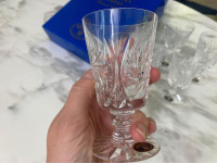 Antique “Bohemian Crystal” Wine Glasses