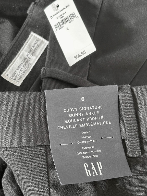 Gap Curvy Skinny Ankle Pants Size 6. NEW w tags in Women's - Bottoms in City of Toronto - Image 3