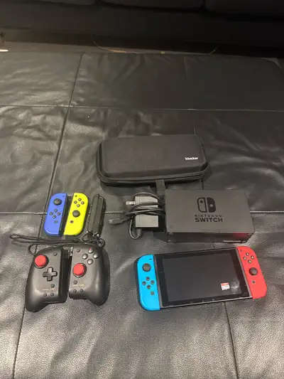 Nintendo switch+ accessories, View more