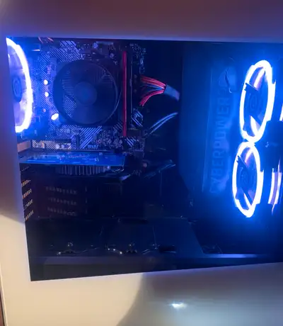 pre built pc works great -16gb ram -ryzen 3 3100 -gt 1030 -1.82 tb hdd, 224gb ssd