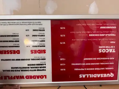 Back light display board (Qty 2), View more