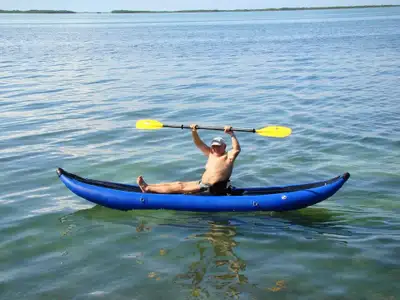 Brand New in a box! Sit on top kayak https://saturninflatableboats.ca/12-saturn-expedition-kayak.htm...