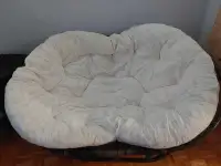 Papasan double sofa