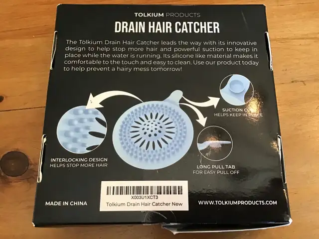 DRAIN HAIR CATCHERS -  5 pack -  BRAND NEW63005666123777124