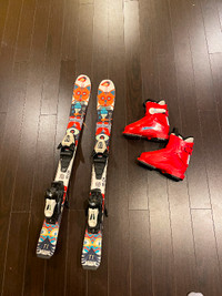 Skis et bottes Salomon enfants
