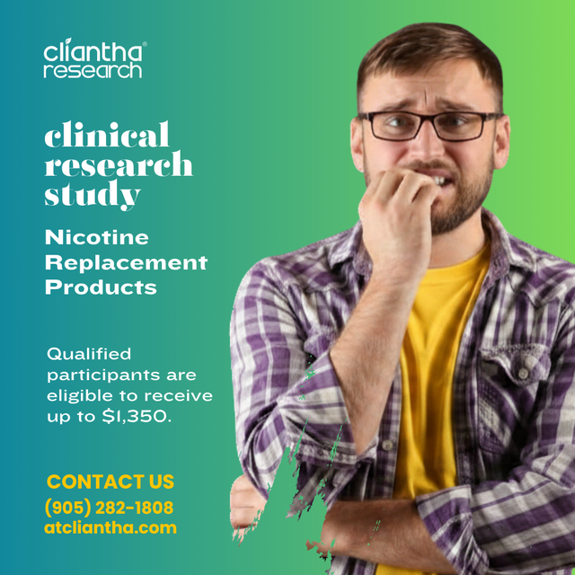 Nicotine Replacement Products - Volunteers for Research Study