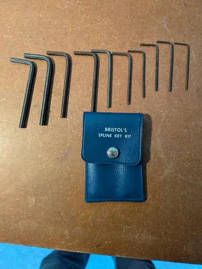 Bristol's wrench spline key kit, View more