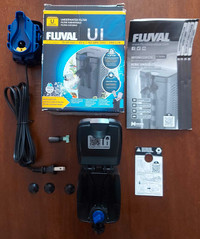 Fluval U1 Submersible Aquarium Filter - Like NEW + Bonus