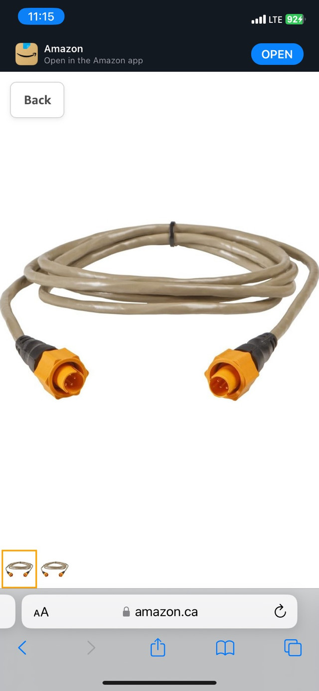 Wanted - lowrance Ethernet cable  in Boat Parts, Trailers & Accessories in Hamilton