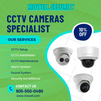 Security cameras, Alarm system, Colornight vision cameras