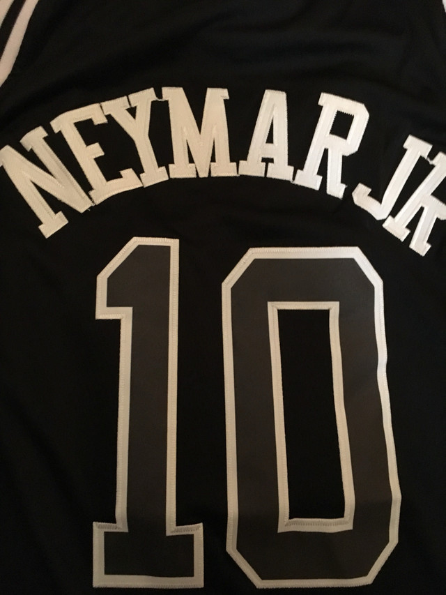 PSG Jordan black soccer/basketball jersey(#10 Neymar JR) RARE!! in Basketball in Winnipeg - Image 4