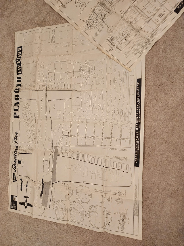 Piaggio FWP149D Blue print in Artists & Musicians in Oakville / Halton Region - Image 3