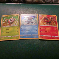 Pokémon Sun & Moon Starters Black Star Promo Cards