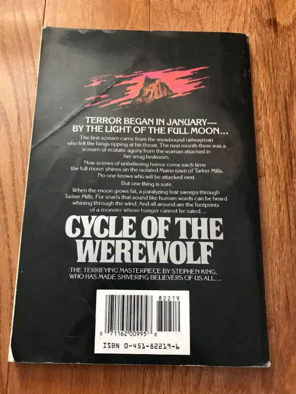 Stephen King Cycle of the Werewolf Paperback Book in Fiction in St. Catharines - Image 8