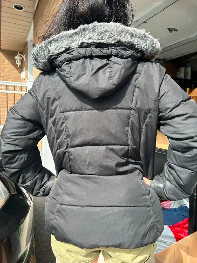 Manteau d’hiver en duvet avec capuchon XS