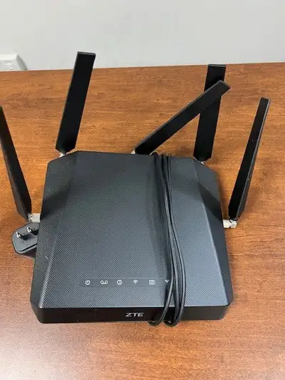 I have a used ZTE wireless router for sale. It is no longer required. It was purchased outright from...