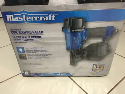 Mastercraft Air Roofing Nailer- new in box, View more