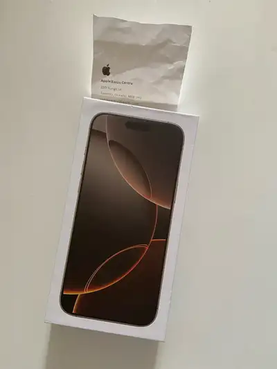 NOT FREE iPhone 16 Pro Max 1TB – Desert Titanium (Brand New), View more