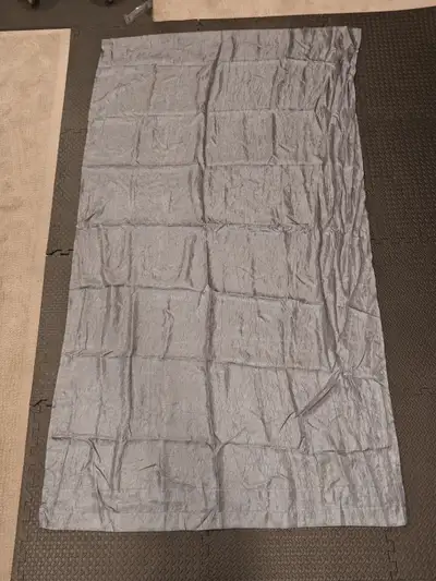 Kitchen Dining Table - Silver Polyester Tablecloth (84" x 48"), View more