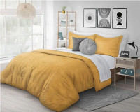 S & CO 3 PIECE HEATHERED FLANNEL COMFORTER SET TWIN