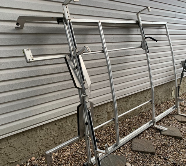 Stainless steel roof rack from a Mercede Sprinter 2500 Cargo Van Other Parts & Accessories