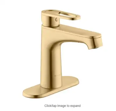 NEW Glacier Bay Single Hole Single-Handle Bathroom Faucet, Gold, View more