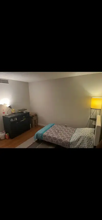Room for rent in downtown Edmonton starting May 1, 2026. Wifi and utilities included. The building h...