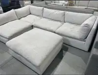 New! Goose Down 5-Piece Sectional