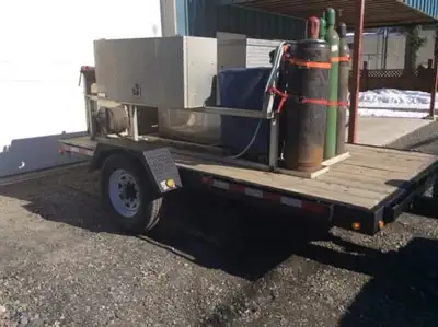 Welding Rig for Sale -302 Miller Trail Blazer 300 amp welding machine -3 tool bins -wrench combos to...