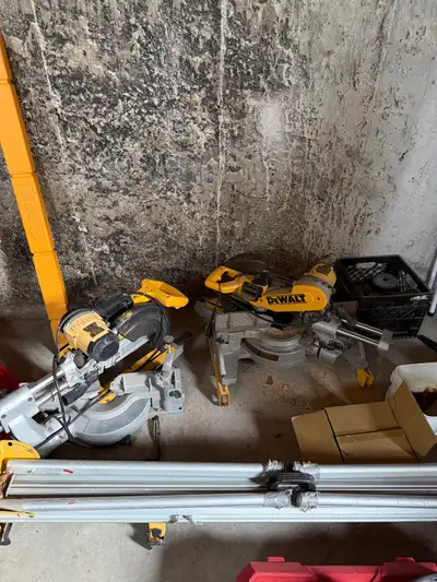 As you can see I have 1 too many corded mitre saws I’m keeping the one with the brackets, and the st...