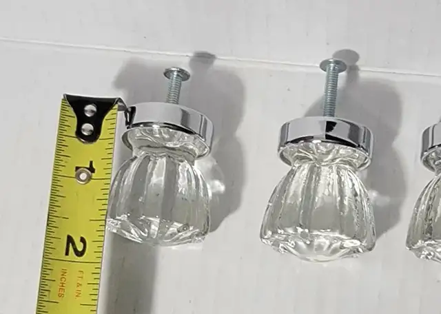 Solid Glass Crystal Knobs Set of 564551240073986122