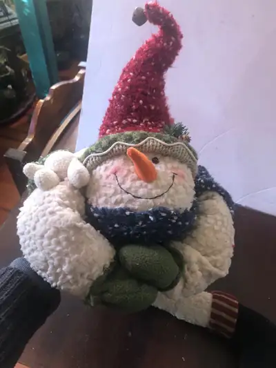 Christmas Stuffed Decoration. Good condition 35” long$5Cash or e, View more