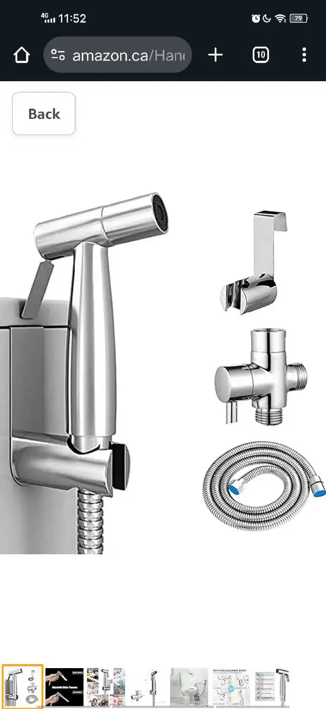 Handheld Bidet Sprayer for Toilet-Adjutable Water Pressur62863285073411123