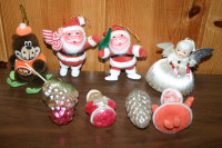 Vintage Christmas Tree Decorations and Angel