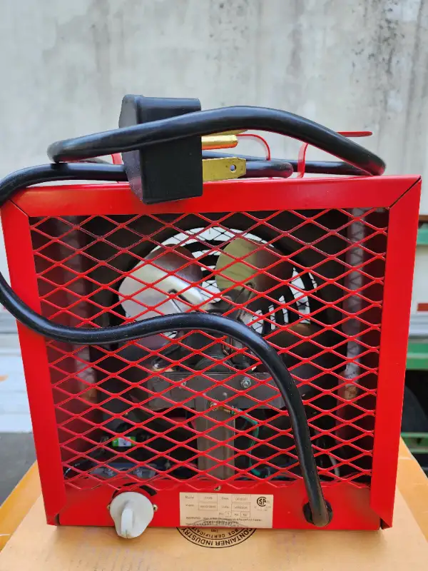Vista Contractors Choice Portable Fan Heater 4800W 240V In Box in General Electronics in Windsor Region - Image 7
