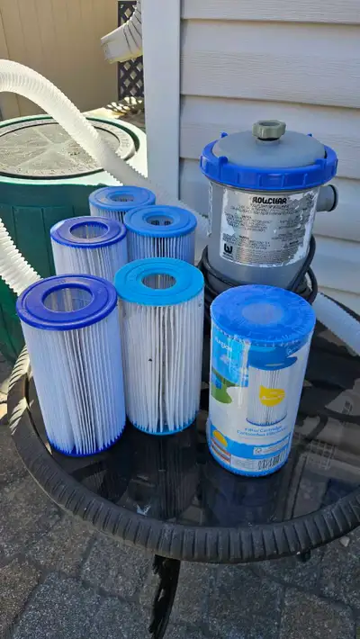 pool pump and filters $20 , View more