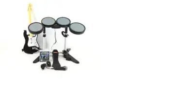 Selling my deluxe ps3 rockband set including game, drums, mic, 2 guitars and all attachments. Set is...