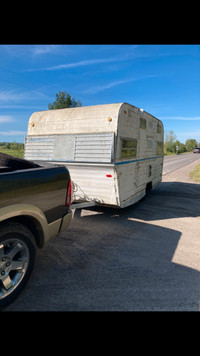 1974 comfort retro 13’camper trailer park office bunkie storage 