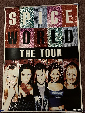Spice Girls - Spice World Tour Poster 1998 in Arts & Collectibles in Mississauga / Peel Region