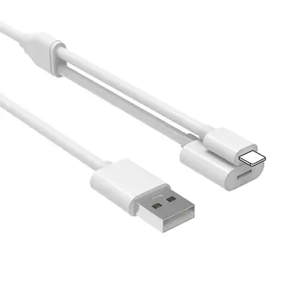 iOS USB 1in2 pencil power charger adapter new in package, View more