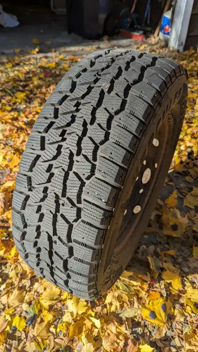 Selling a set of four Hercules Avalanche winter tires on steel rims. Bolt pattern: 5x114.3 (5x4.5 in...