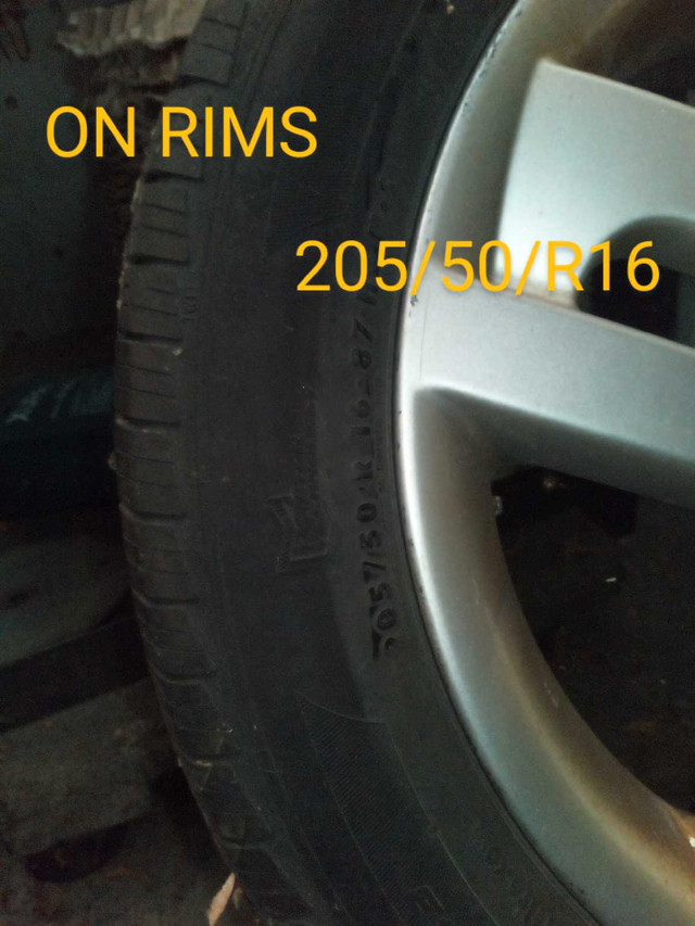 16"Rims & size 205/50/R16-$350 still as of Sunday March 30th in Tires & Rims in St. Catharines - Image 2