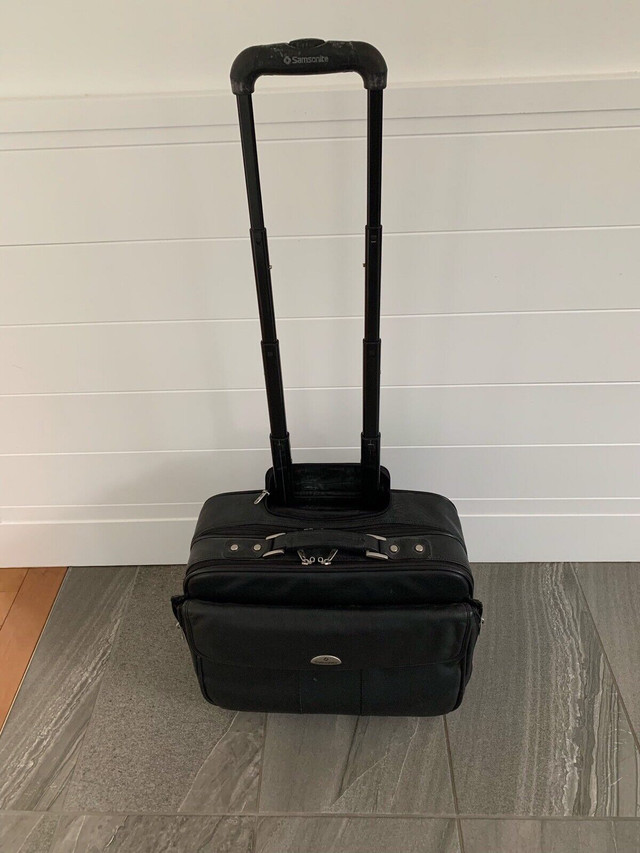 Samsonite 2-Wheeled Leather Briefcase in Other in Saint John
